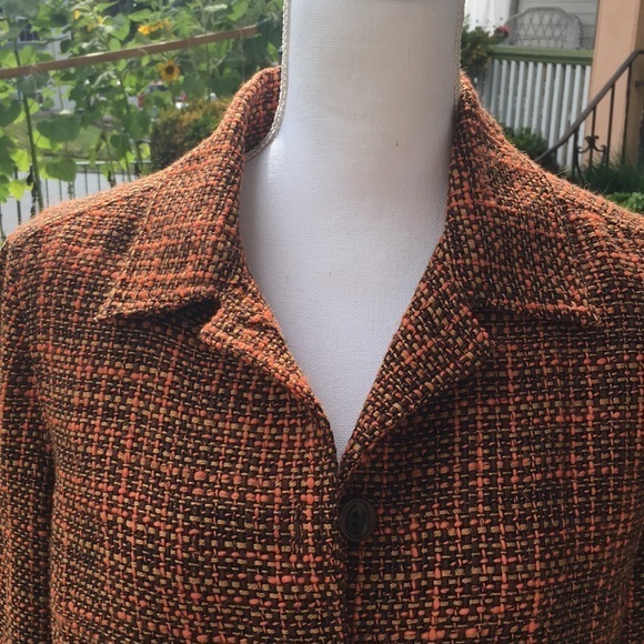 C.L.O.T.H.E.S. Orange, brown and gold jacket - Picture 5 of 10